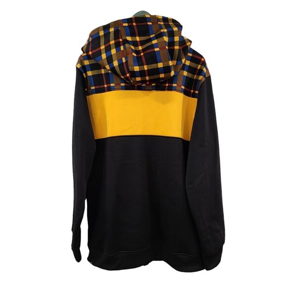 Neff Flint Shredder Hoodie Men's Size Large Black / Yellow / Blue‎ - Picture 5 of 16